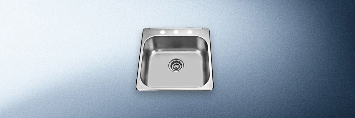 TOP-MOUNT STAINLESS STEEL SINKS