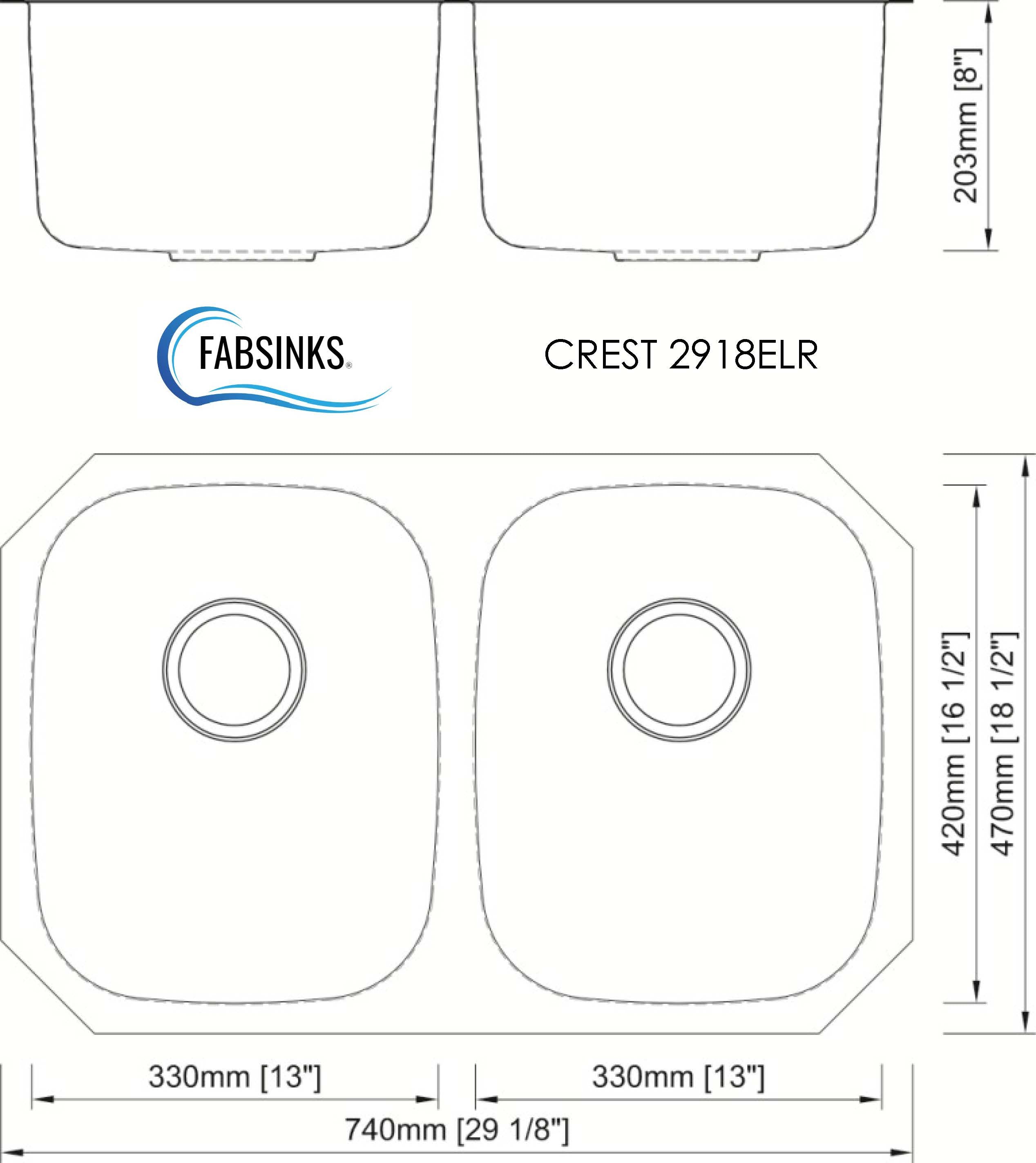 FABSINKS CREST 2918 ELR