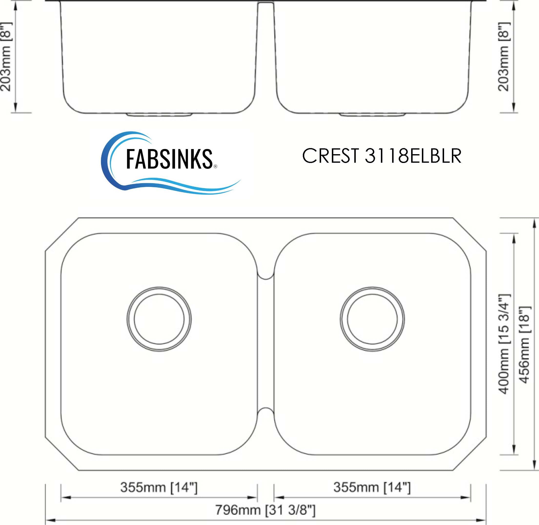 FABSINKS CREST 3118 ELR