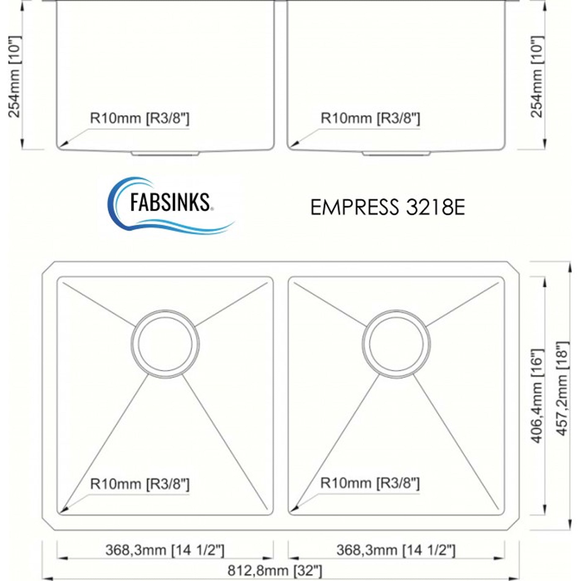 FABSINKS EMPRESS 3218E