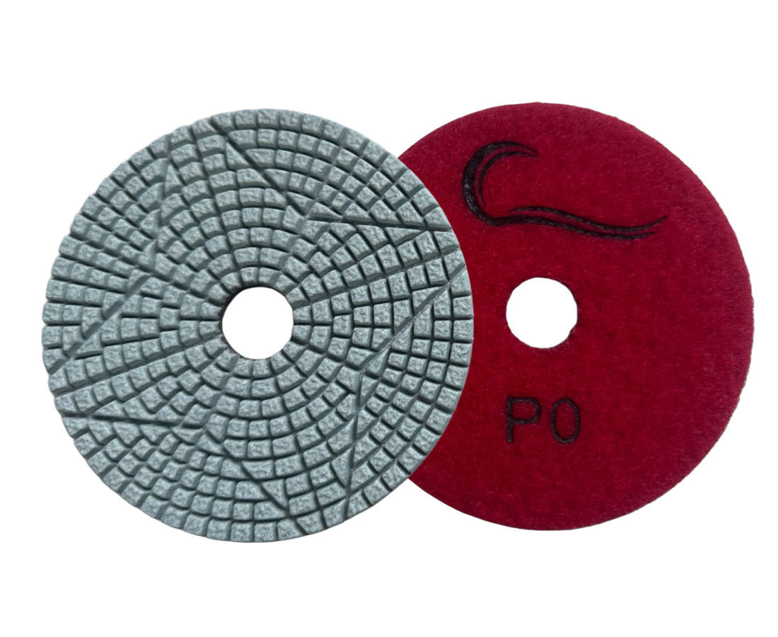 4″ 4-Step “FABTASTIC” Wet Polishing Pads
