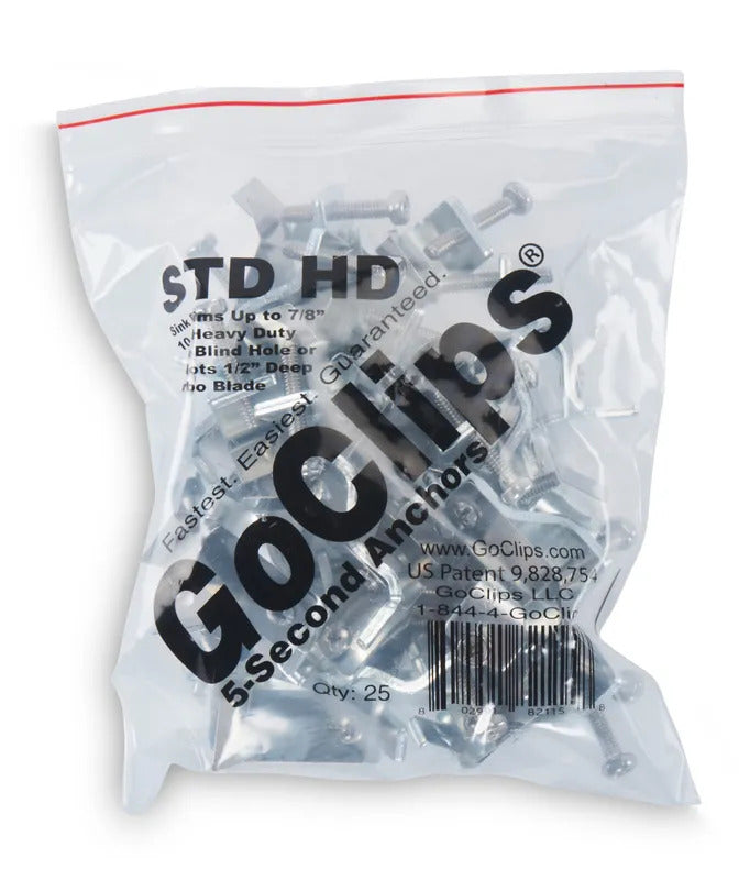 Go Clips Heavy Duty Dual Use Standard (25 pack)