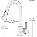 ONEX Pull Down Spout Kitchen Faucet