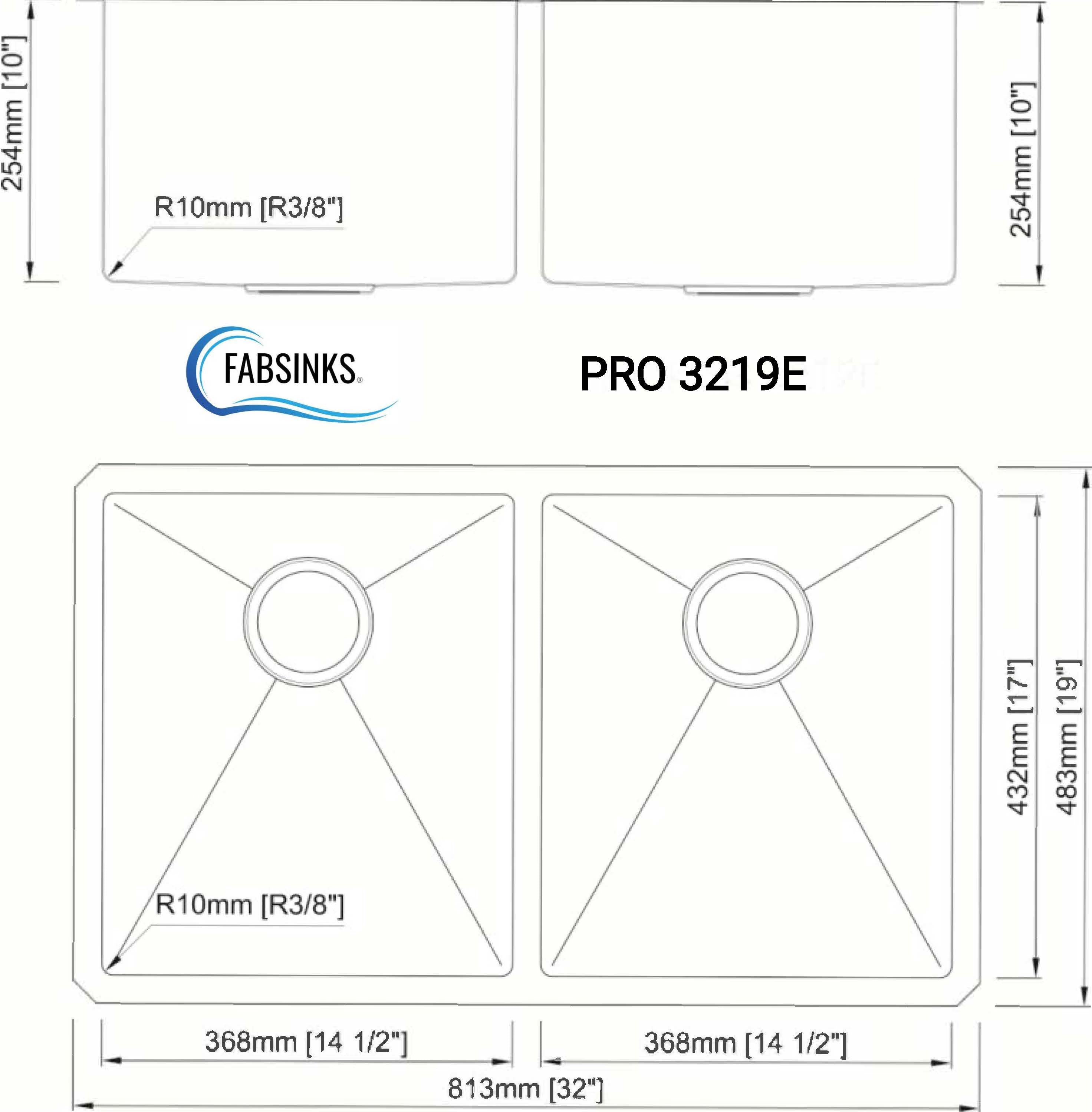 FABSINKS PRO 3219E