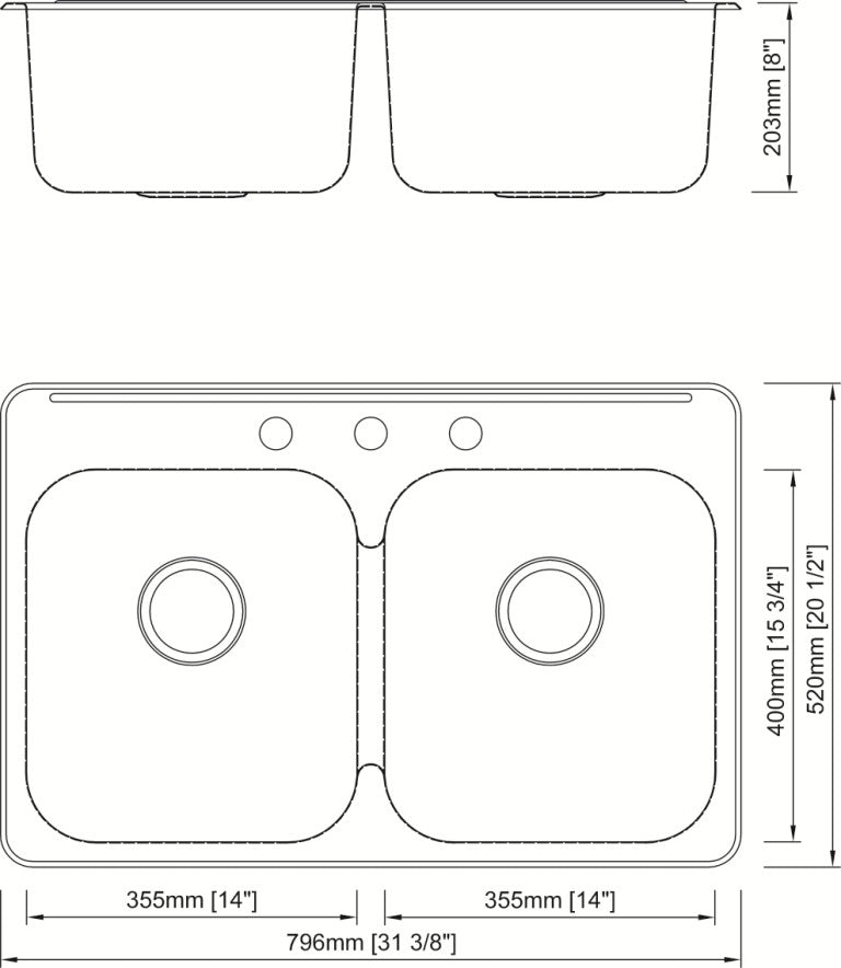 FABSINKS SUMMIT 3120ETM