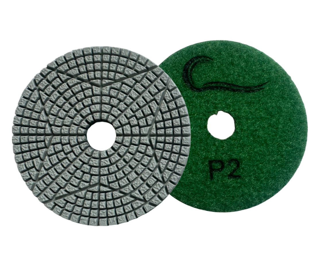 4″ 4-Step “FABTASTIC” Wet Polishing Pads