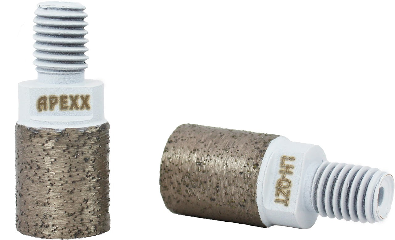 APEXX WHITE Reverse-Thread Incremental Cutting Bit